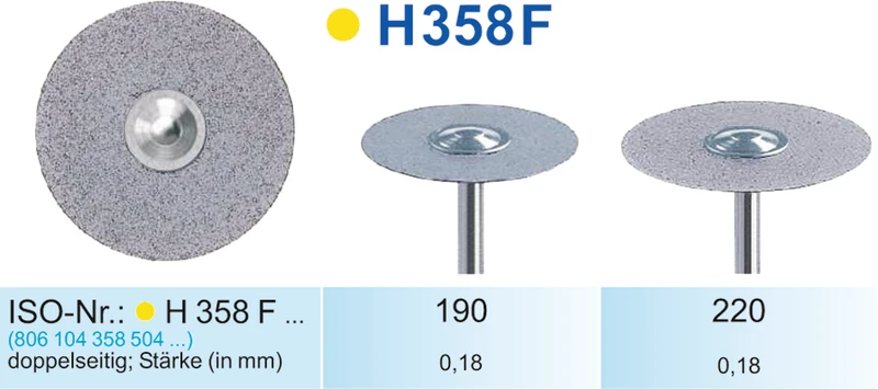 DIAFLEX® 359  Stück  Figur 359, 0,13 mm, ISO 190