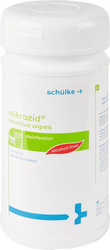 Niederlande mikrozid® sensitive wipes   Karton  10 x 200 Tücher in Dose