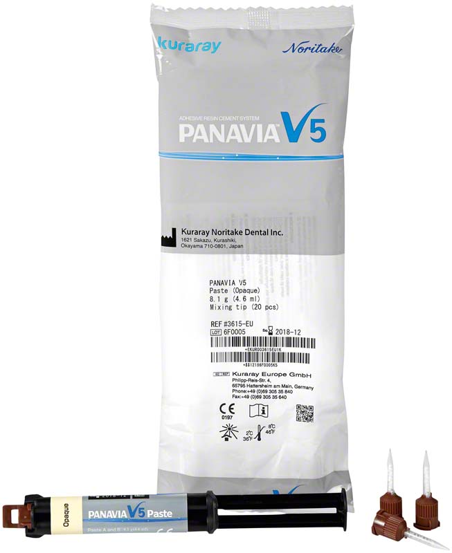 PANAVIA V5  Packung  4,6 ml Spritze opaque, 20 Mixing Tips