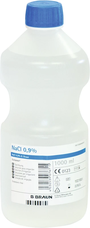 NaCl 0,9% Spüllösung  Flasche  1 l Ecotainer