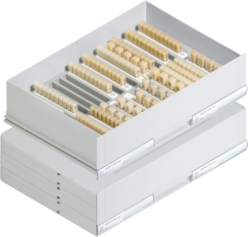 VITA Modulbox  Stück  leer, für CEREC Vitablocs inkl. 1 Schublade 80 mm, Einsatz Nr. 7