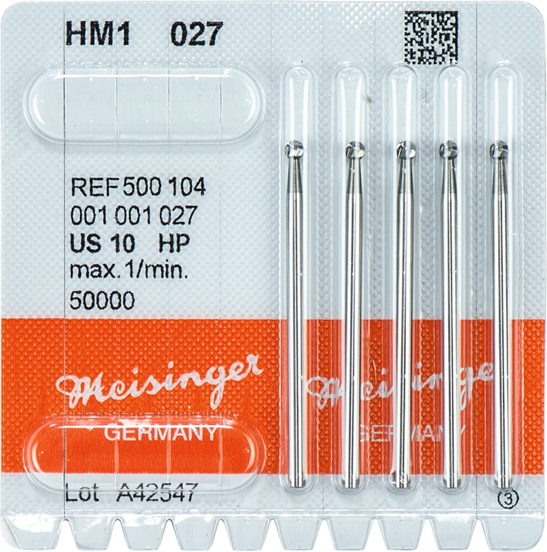 HM-Bohrer 1  Packung  5 Stück HP, Figur 001, ISO 027