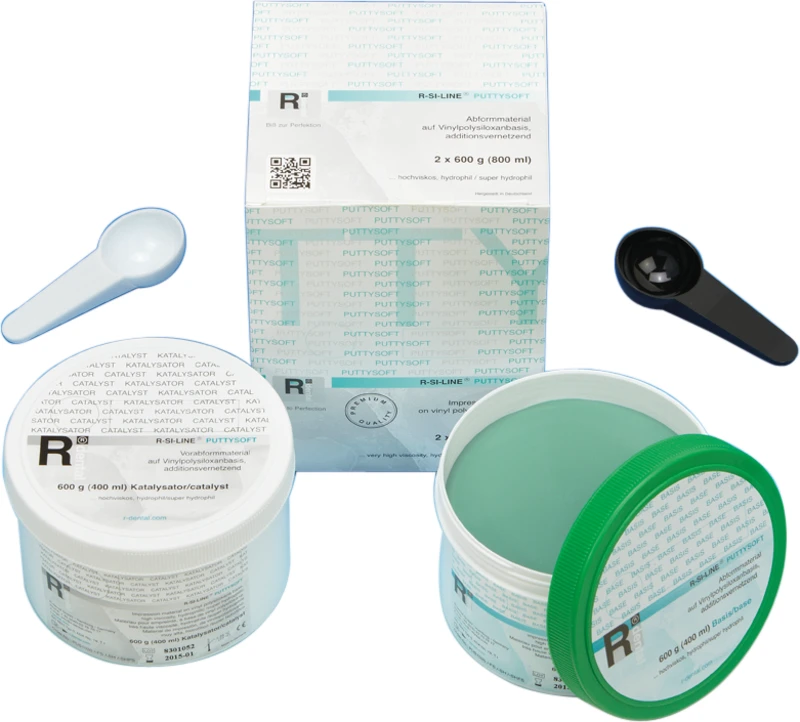 R-SI-LINE® PUTTYSOFT  Packung  600 g Dose Base. 600 g Katalysator