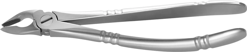Tiefgreifende Extraktionszange  Stück  ergonomischer Griff, für OK Prämolaren