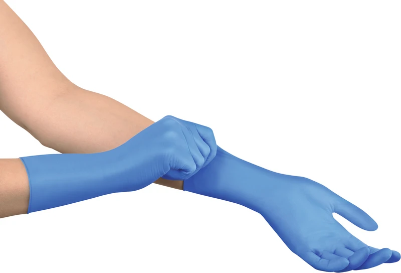 Peha-soft® nitrile guard powderfree  Packung  100 Stück puderfrei, blau, L