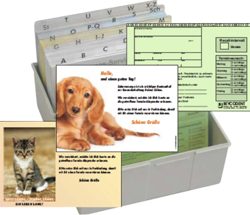 Recall-System   Stück  Recall-Box Kinder A6