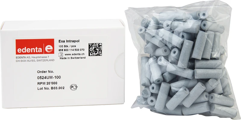 Exa Intrapol  Packung  100 Stück unmontiert, weiß grob, Figur 114, 21 mm, ISO 070
