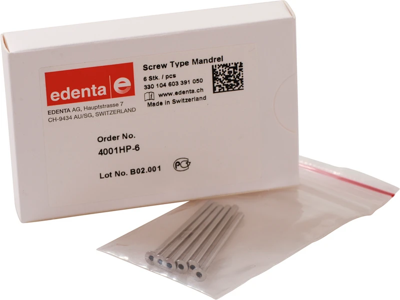 Schraubmandrelle 303  Packung  6 Stück HP, 3 mm, ISO 050