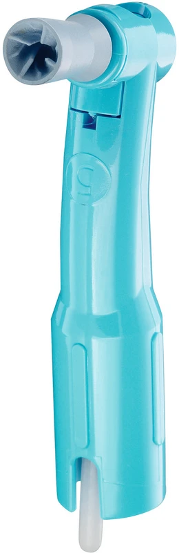 Young Einweg-Winkelstück Contra Turbo Plus  Packung  200 Stück hellblau, lang, fest