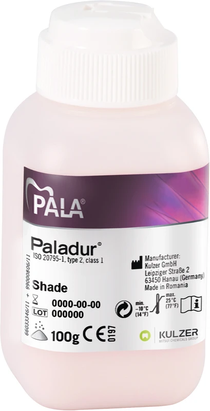 Paladur®   Packung  100 g Flasche Pulver rosa