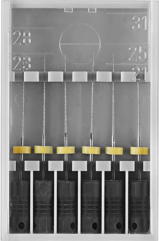 Hedströmfeilen 174  Packung  6 Stück schwarz, 25 mm ISO 008