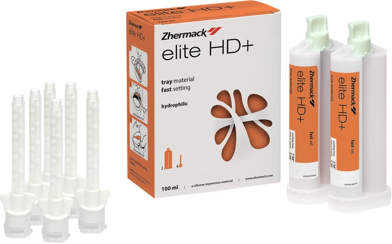 Elite HD+ Tray Material  Packung  2 x 50 ml Doppelkartusche Fast