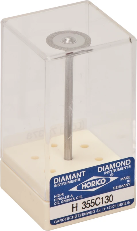 SUPERDIAFLEX® 355  Stück  doppelseitig, rot fein, HP, Figur 355 C, 0,17 mm, ISO 130