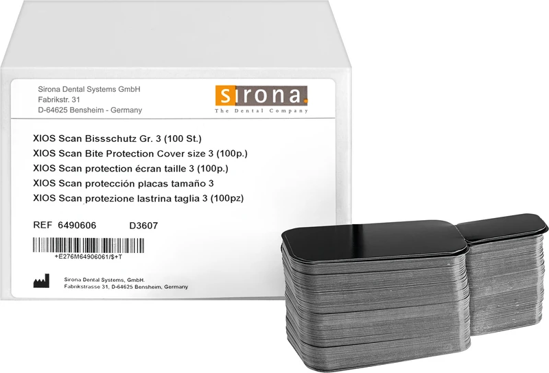 XIOS Scan Bissschutz  Packung  100 Stück, Gr.3