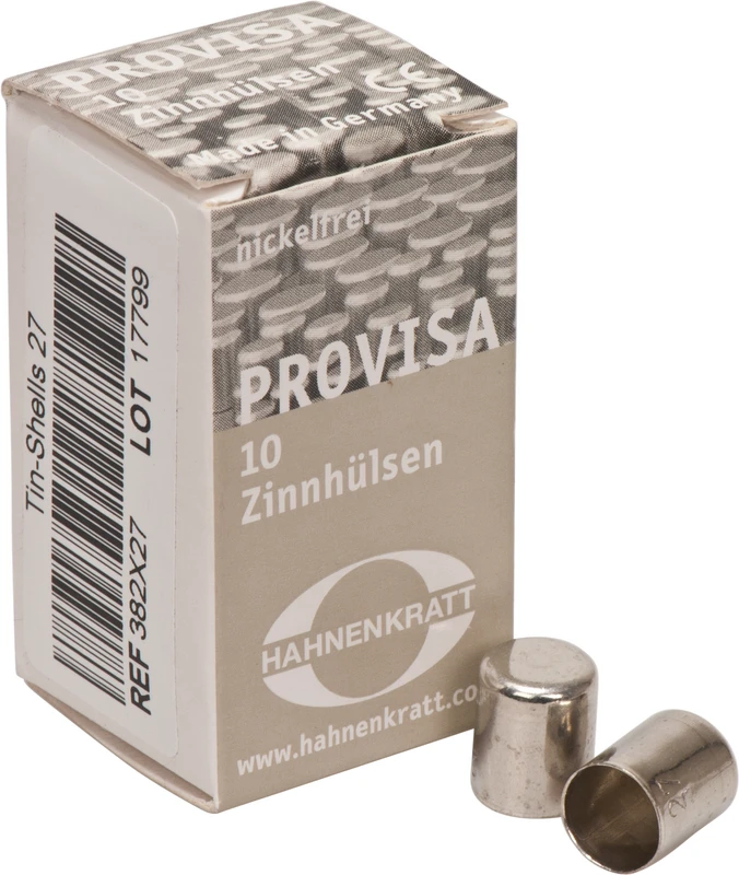 PROVISA Schutzhülsen Zinn  Packung  10 Stück 27