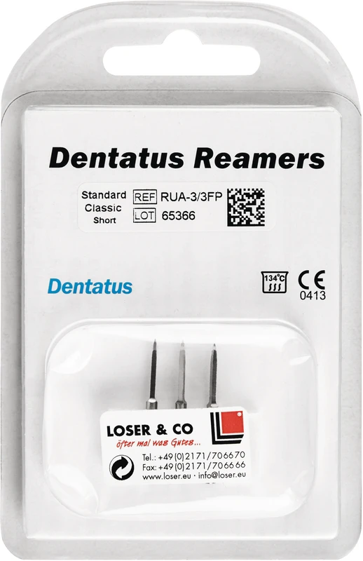 Classic Reamer  Packung  3 Stück 28 mm, Ø 1,35 mm, Größe 3