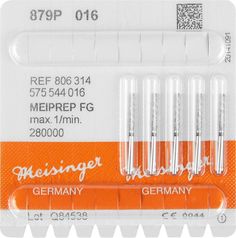 MEIPREP Diamanten  Packung  5 Stück FG, Figur 575 (879P), ISO 016