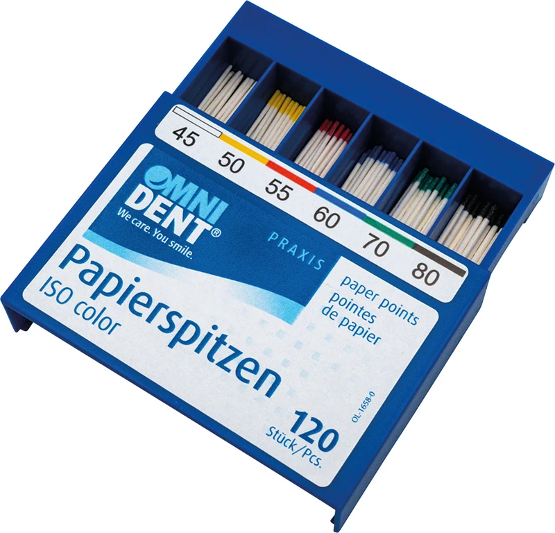 Papierspitzen  Sortiment  120 Stück ISO 045-080