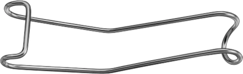 Lippenhalter nach Sternberg  Stück  630, 150 mm