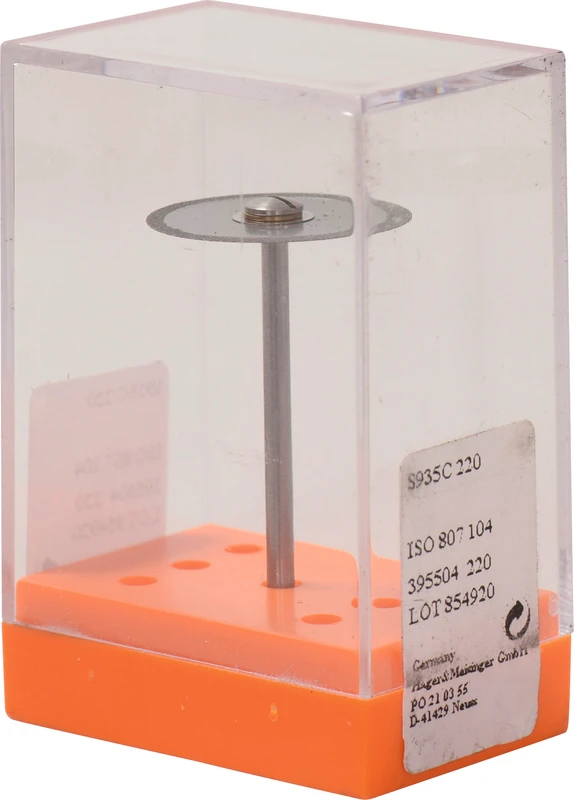 Sinterdiamant S935  Stück  gelb extra fein, HP, Figur 395, 0,2 mm, ISO 220