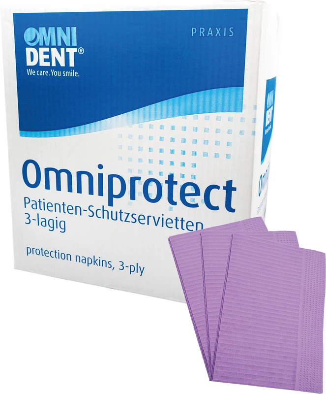 Omniprotect  Karton  500 Stück lila