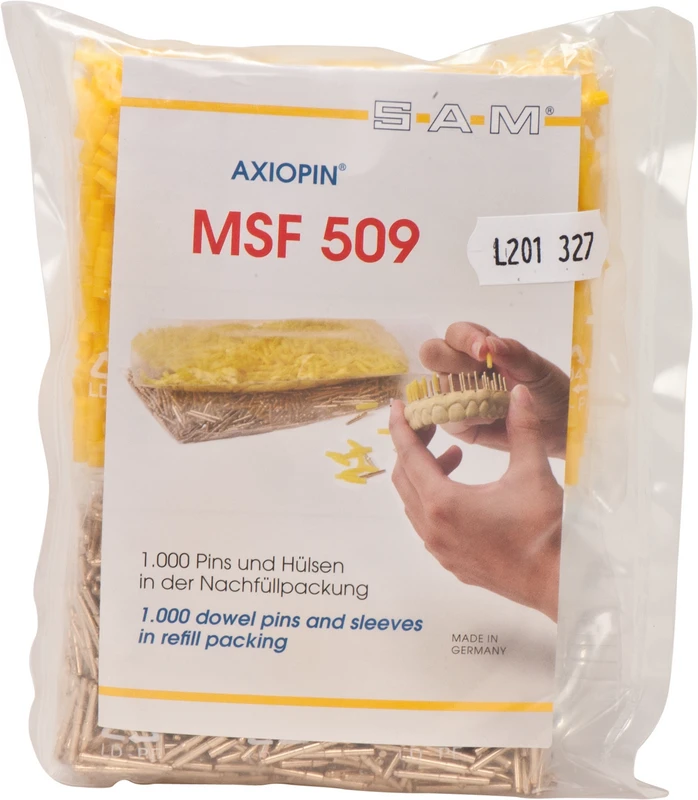 SAM® PIN SYSTEM AXIOPIN®  Nachfüllpackung  1.000 Pins, 1.000 Hülsen