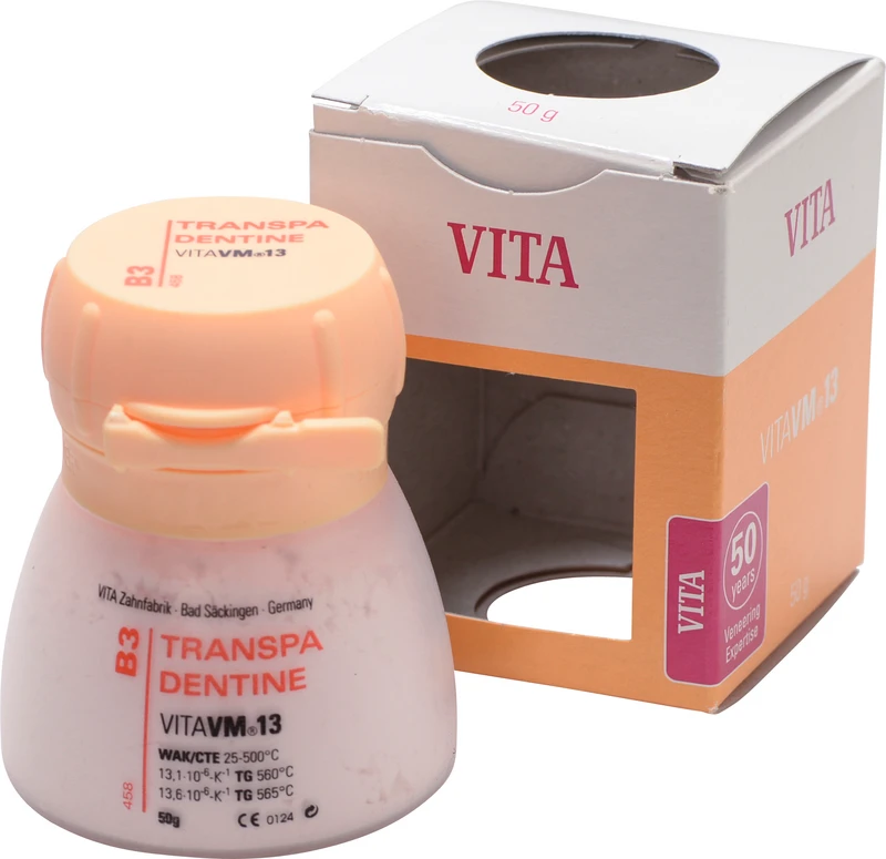 VITA VM® 13 classical A1-D4®  Dose  50 g Pulver transpa dentine B3