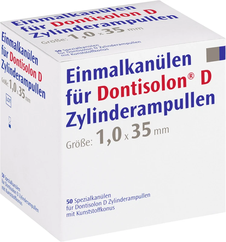 Dontisolon® D  Packung  50 Stück Ø 1 x 35 mm