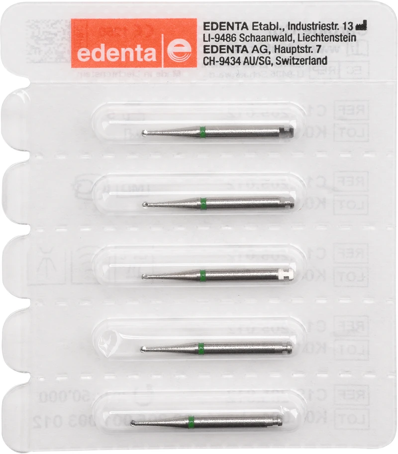 HM-Bohrer C1S  Packung  5 Stück grün, RAL, Figur 001, ISO 012