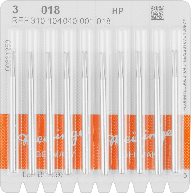 Stahlbohrer 3  Packung  10 Stück HP, Figur 040, 0,5 mm, ISO 018