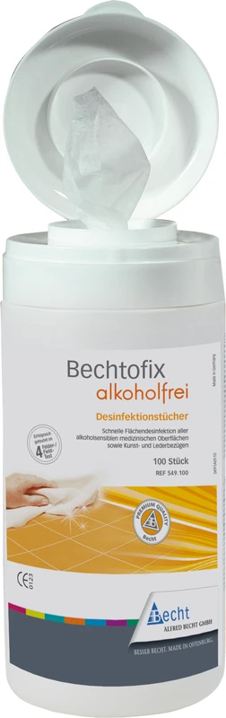 Bechtofix alkoholfrei  Spenderdose  100 Stück 14 x 20 cm