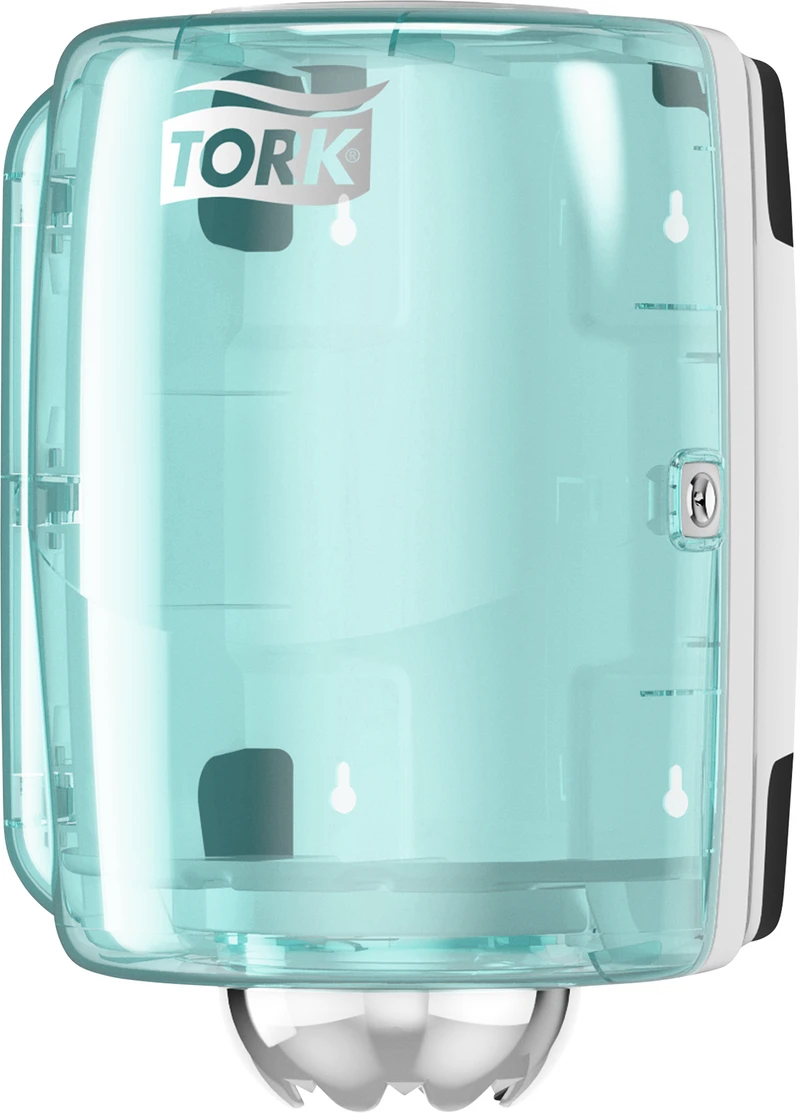 TORK® Innenabrollungsspender Performance  Stück  M2 Standard, Kunststoff, weiß\türkis
