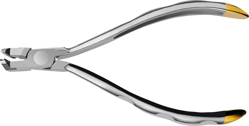 Distalschneider  Stück  mit Fangvorrichtung, 12 cm, bündig schneidend