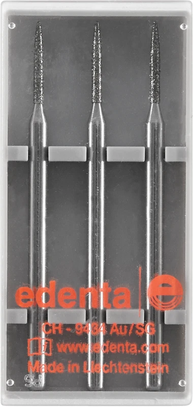 Diamanten 863  Packung  5 Stück Standard, HP, Figur 250 Flamme, 10 mm, ISO 012