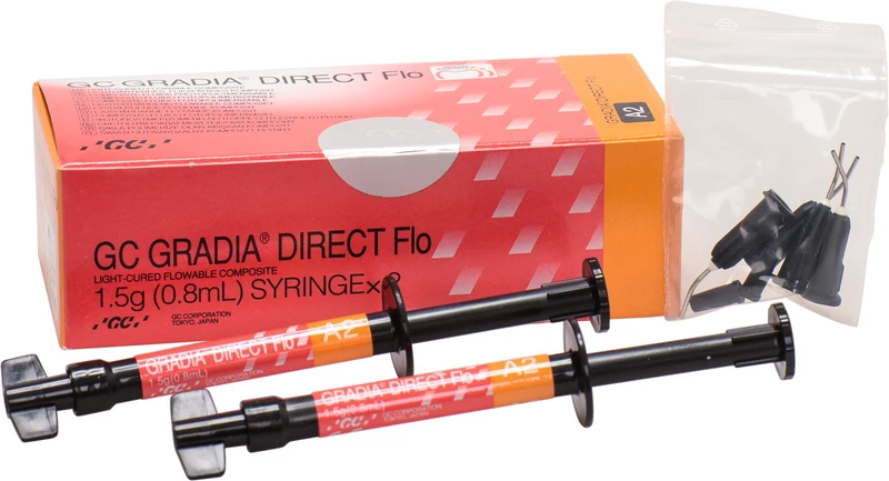 GC GRADIA® DIRECT Flo  Packung  2 x 1,5 g Spritze A2