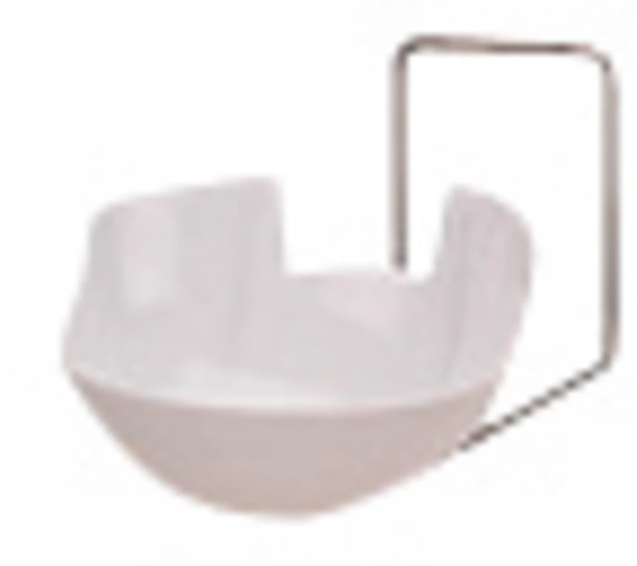 Schalenhalter  Stück  für KH 500, weiß rund