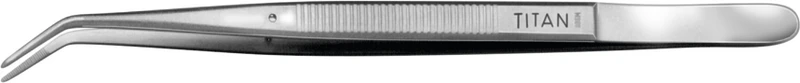 Titan-Pinzetten  Stück  155 mm, gebogen, gerieft, nach London-College