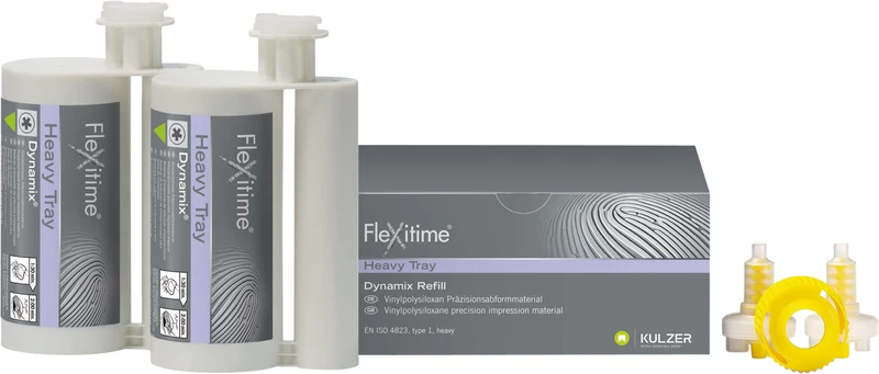 Flexitime® Dynamix  Packung  2 x 380 ml Doppelkartusche Heavy Tray, Zubehör