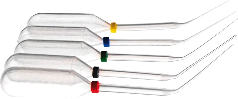 Plastikpipetten One Piece  Packung  5 Stück x-fine