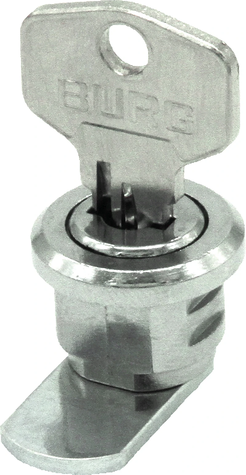 Sicherheitsschloss für EURO 2 Spenderserie  Stück  inklusive Schlüssel, silber