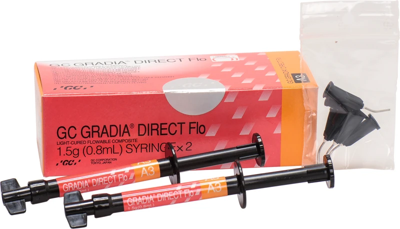 GC GRADIA® DIRECT Flo  Packung  2 x 1,5 g Spritze A3