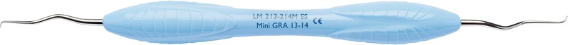 LM Mini-Gracey   Stück  Figur 13\14, für Posterior, distal, hellblau, LM-ErgoSense® Griff