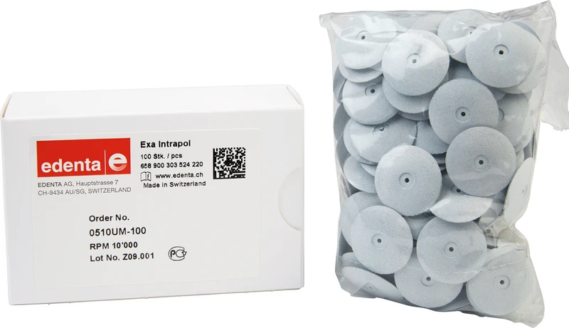 Exa Intrapol  Packung  100 Stück unmontiert, weiß fein, Figur 303, 3 mm, ISO 220