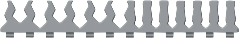 Silikonsteg für MELAstore® Tray   Packung  2 Stück für Tray Opthalmologie\100\50\33, grau
