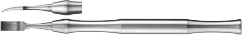 OSTEOTOM Knochenmeißel  Stück  1610\6, 6 mm, gebogen