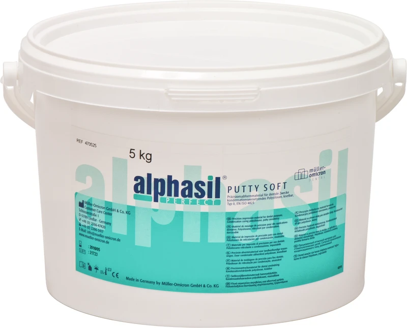 alphasil® PERFECT  Eimer  5 kg PUTTY SOFT, weiß