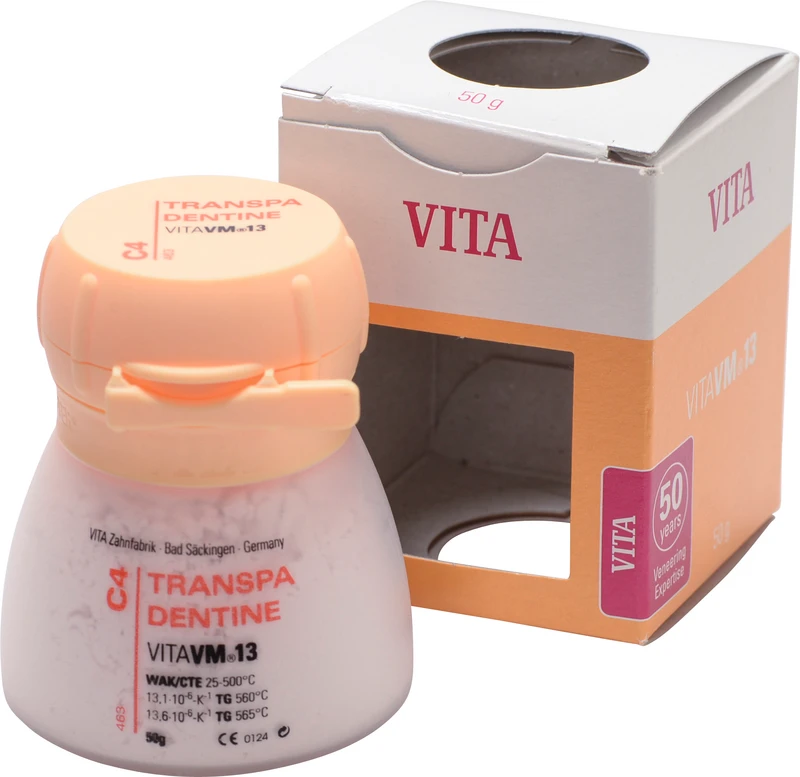 VITA VM® 13 classical A1-D4®  Dose  50 g Pulver transpa dentine C4