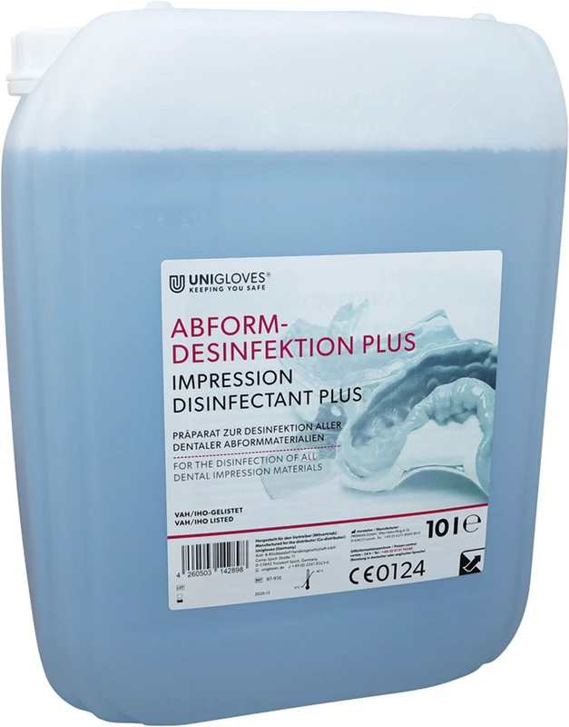 UNIGLOVES Abformdesinfektion PLUS  Kanister  10 Liter