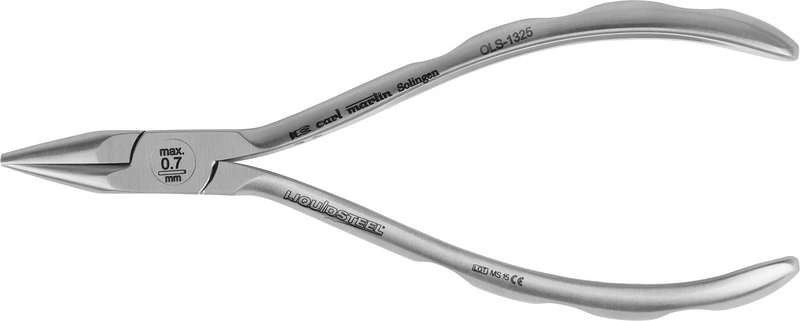 Optical-Zange  Stück  mit Hohlkehlung, für runde + rechteckige Drähte