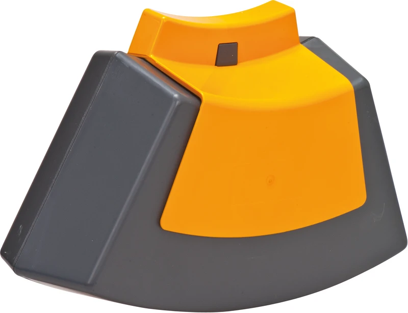 Bobby  Stück  dunkelgrau, Clip gelb